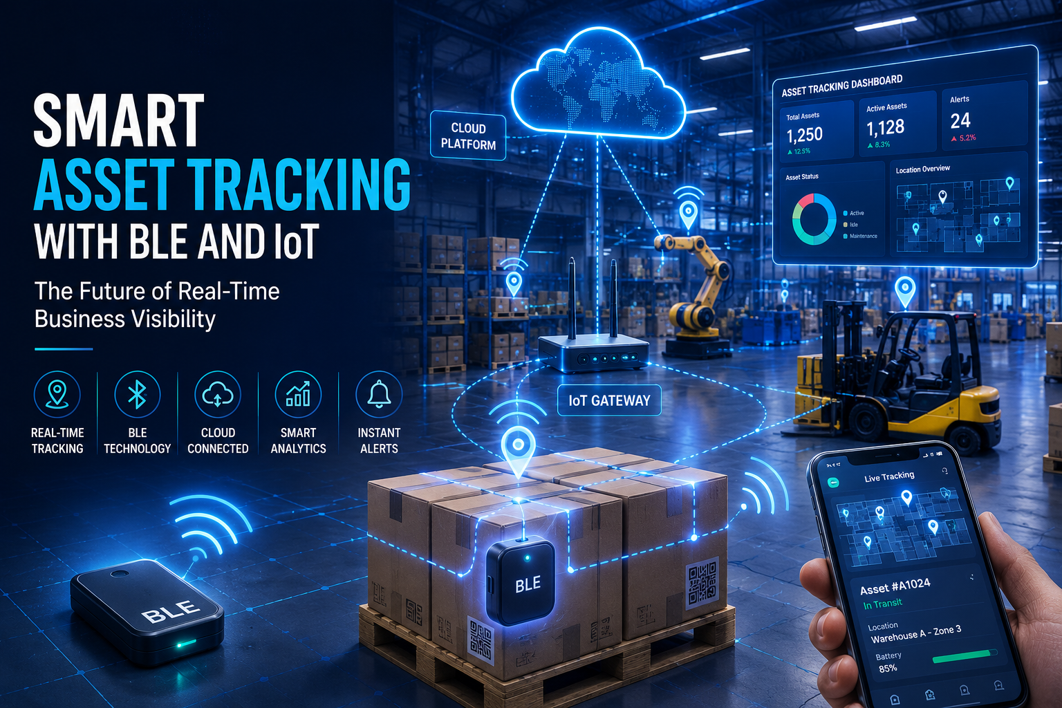 Smart Asset Tracking with BLE and IoT: The Future of Real-Time Business Visibility